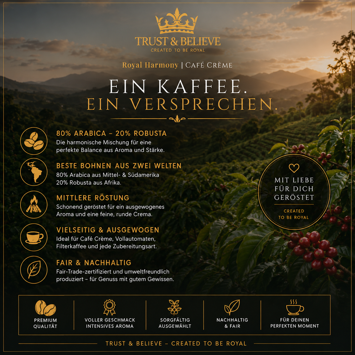 Royal Harmony – Café Crème