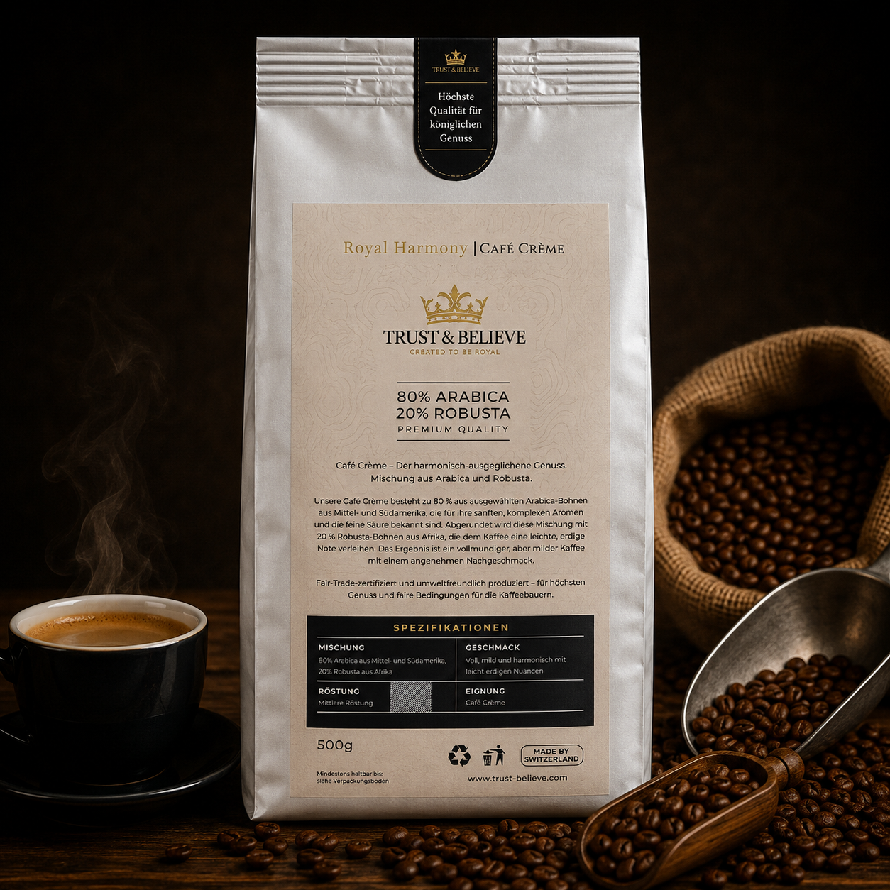 Royal Harmony – Café Crème